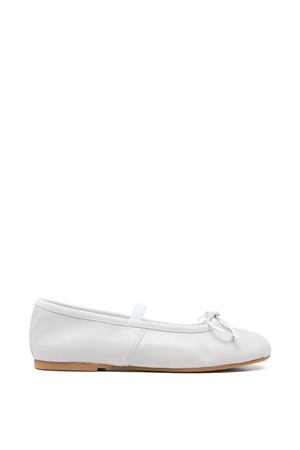 bow-detail ballerinas DOUUOD KIDS | BAL579GRIGIOPERLA
